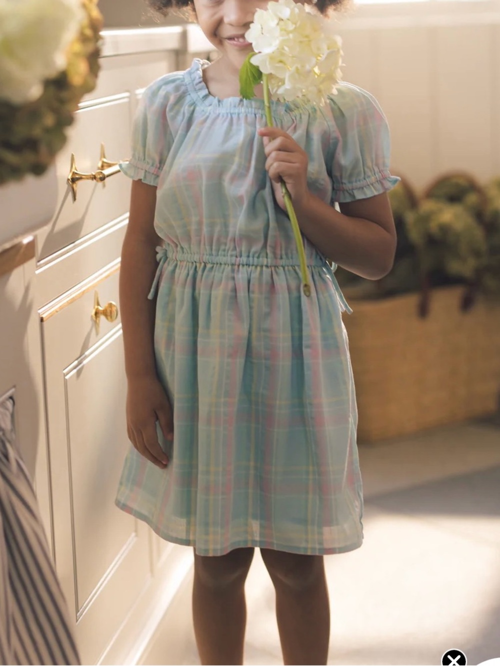 Ivy City Mini Thalia Dress Pastel Plaid Toddler Girl Size 2T NWT New with Tags